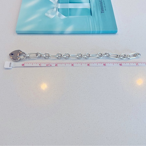 TIFFANY & CO ROSE GOLD 18K SILVER HEART LOCKET - Picture 4 of 5